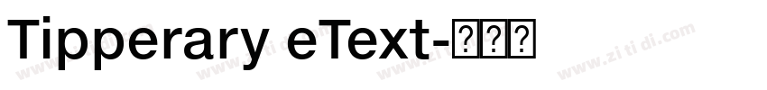 Tipperary eText字体转换